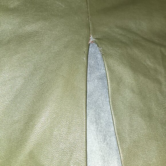 Olive Zara basics midi skirt - Picture 3 of 4